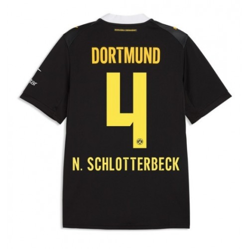 Borussia Dortmund Nico Schlotterbeck #4 Vieraspaita 2026-27 Lyhythihainen